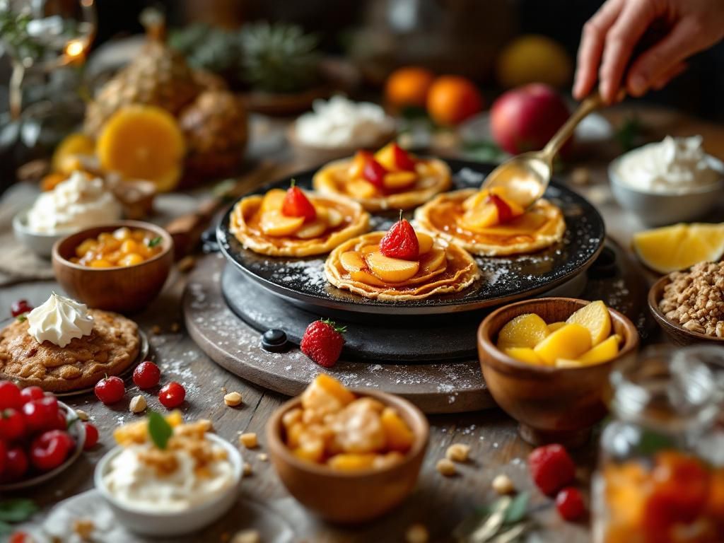 Quels desserts originaux préparer sur une pierre à pierrade pour prolonger la soirée ?